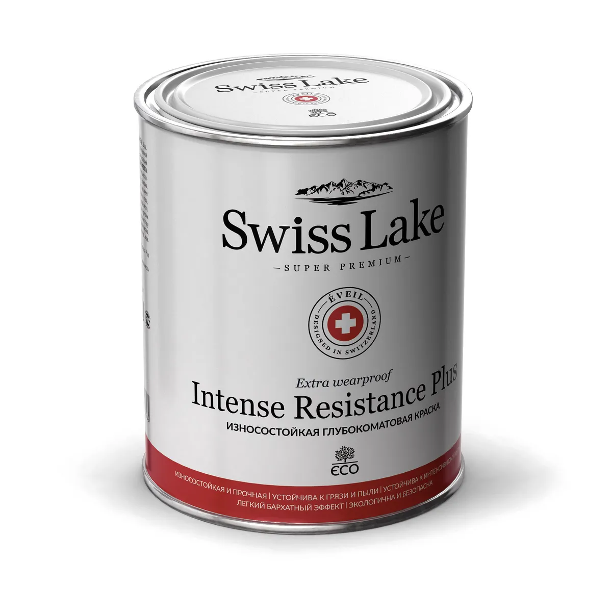 Swiss Lake Intense Resistance Plus Износостойкая краска для стен и для потолков. База С.